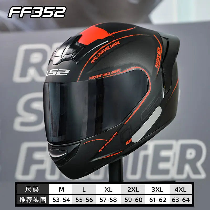 LS2 FF352 Full-Face Motorcycle Helmet.