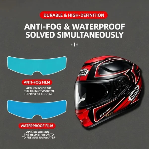 Universal Helmet Anti-Fog Film