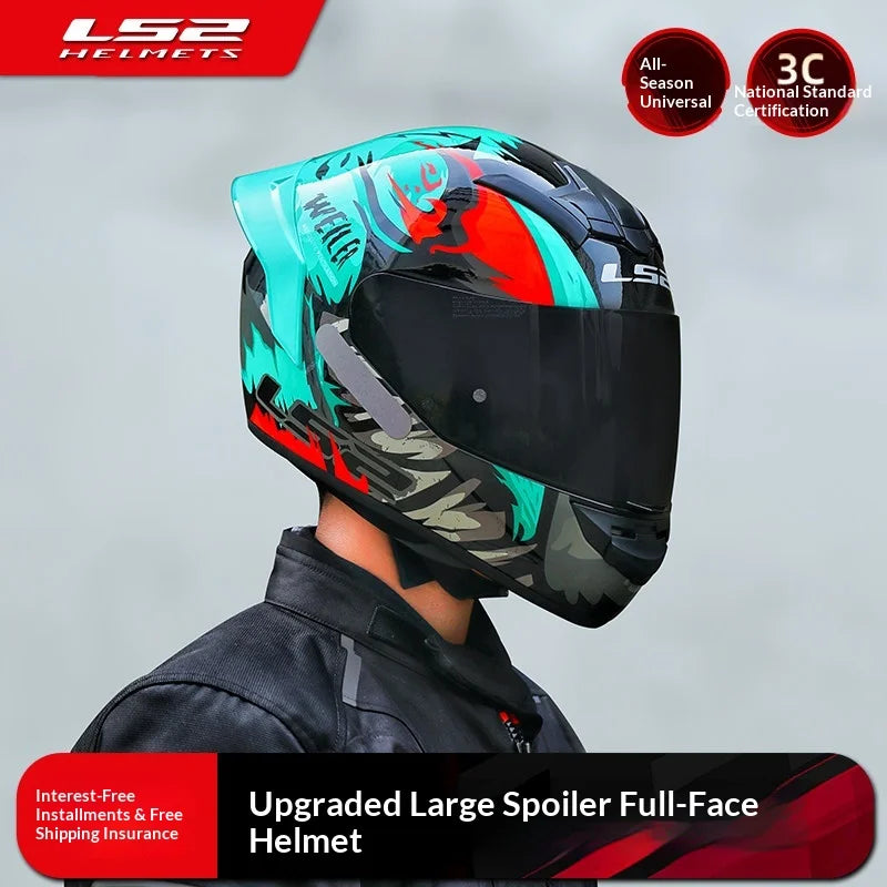 LS2 FF352 Full-Face Motorcycle Helmet.