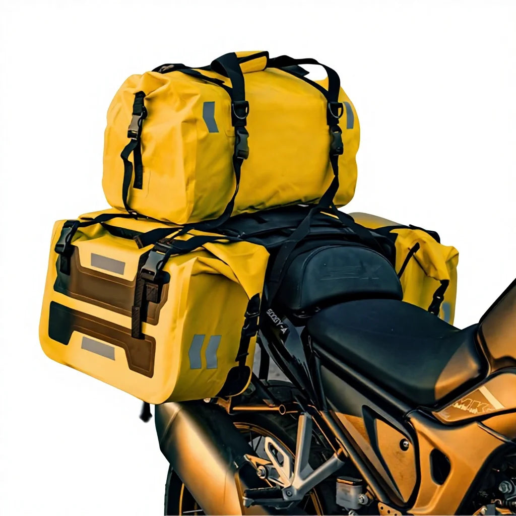 Rhinowalk Universal Waterproof Saddlebags & Dry Tail Bag Set