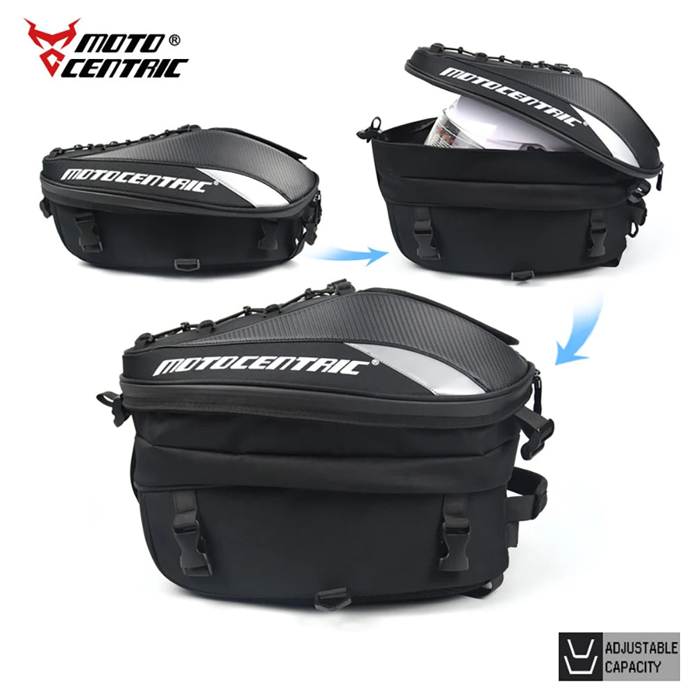 MOTOCENTRIC Expandable Motorcycle Tail Bag