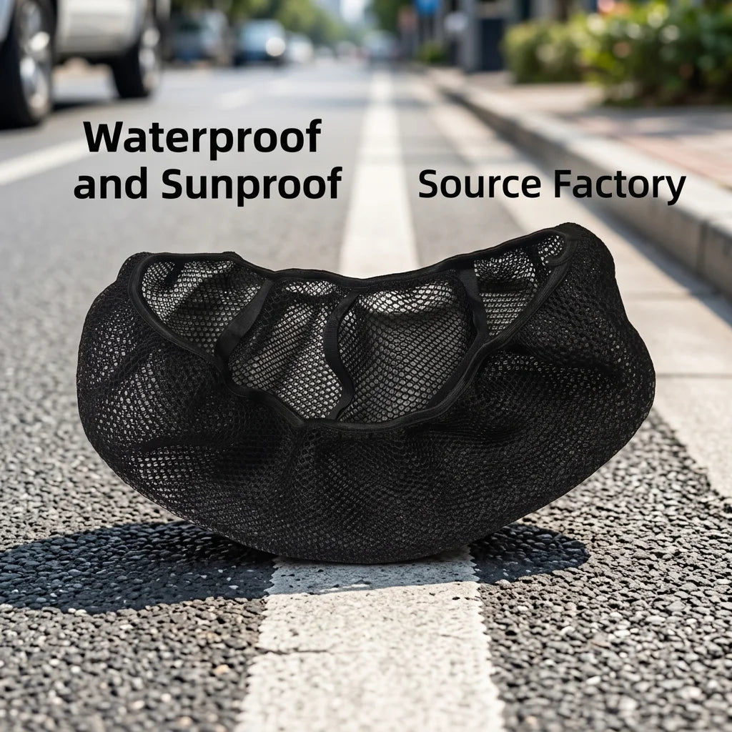 Universal 3D Honeycomb Mesh Motorcycle Seat Cushion Cover