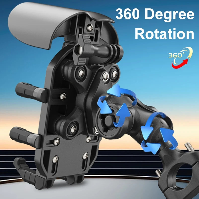 Universal Shockproof Motorcycle Phone Mount / Holder