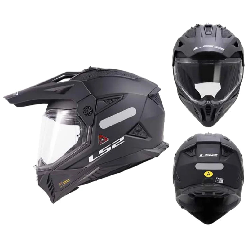 LS2 MX702 Dual Visor Cross / Rally Motorcycle Helmet.