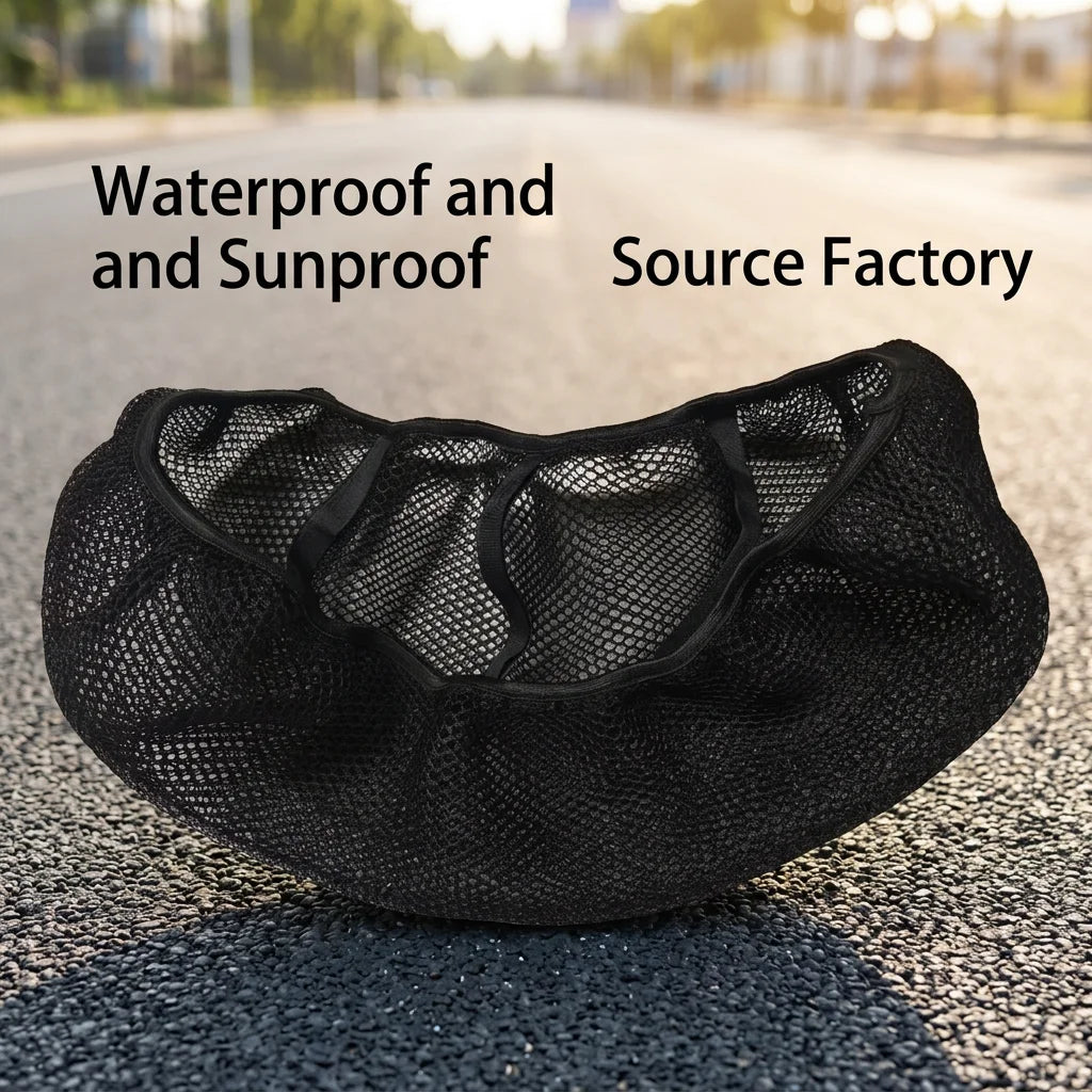 Universal 3D Honeycomb Mesh Motorcycle Seat Cushion Cover