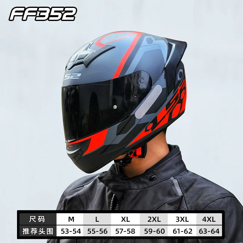 LS2 FF352 Full-Face Motorcycle Helmet.