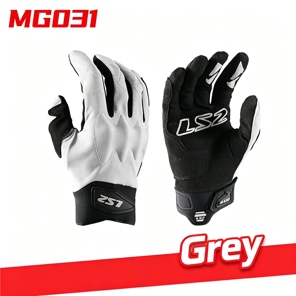 LS2 MG031 Black motorcycle gloves