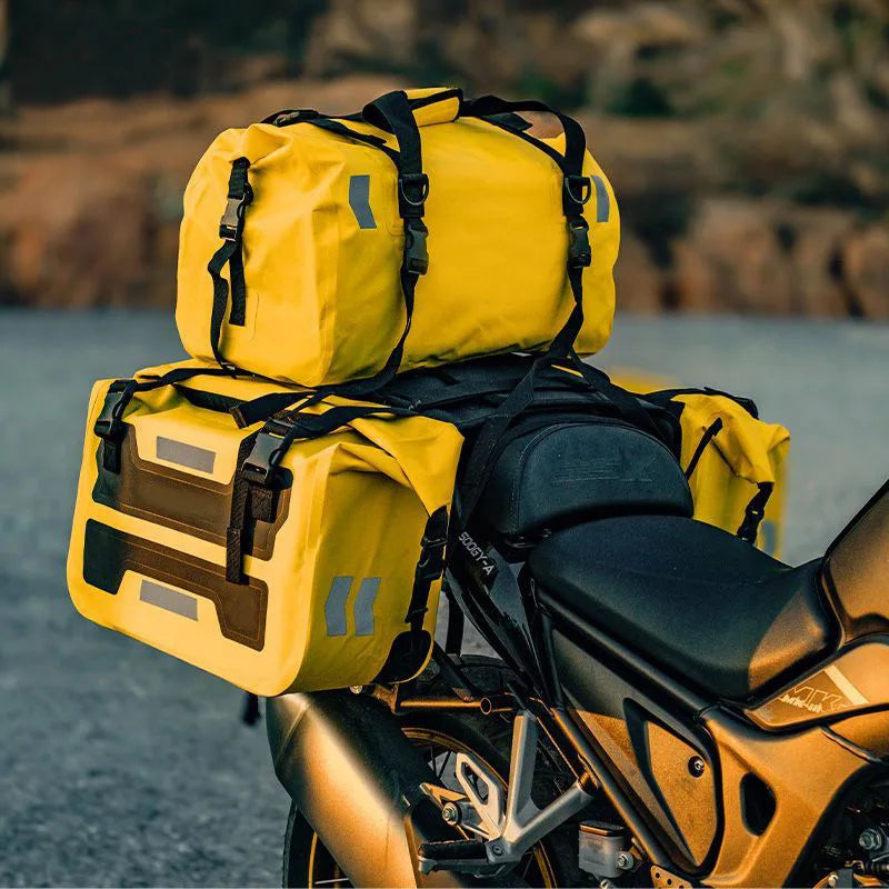 Rhinowalk Universal Waterproof Saddlebags & Dry Tail Bag Set