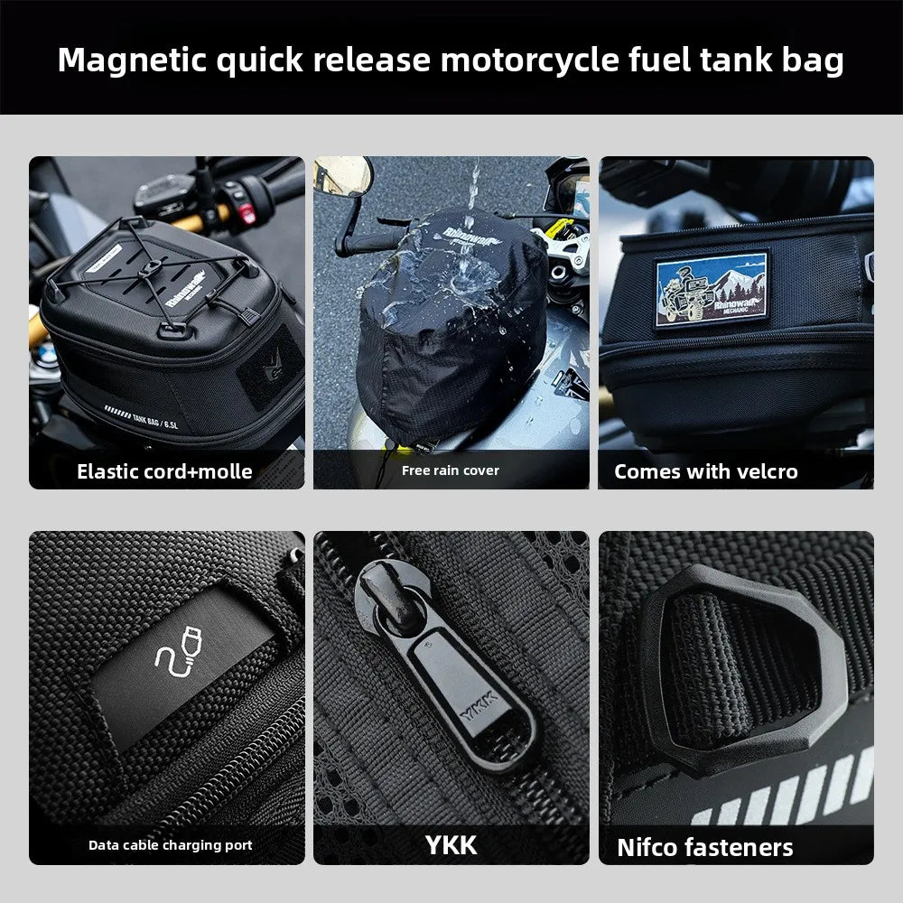 Rhinowalk Quick Release Motorcycle Tank Bag