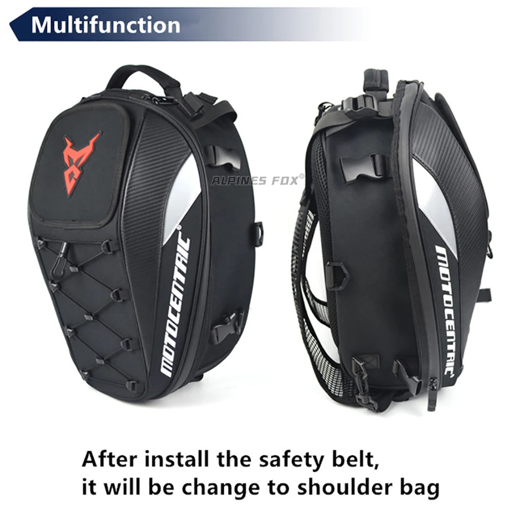 MOTOCENTRIC Expandable Motorcycle Tail Bag
